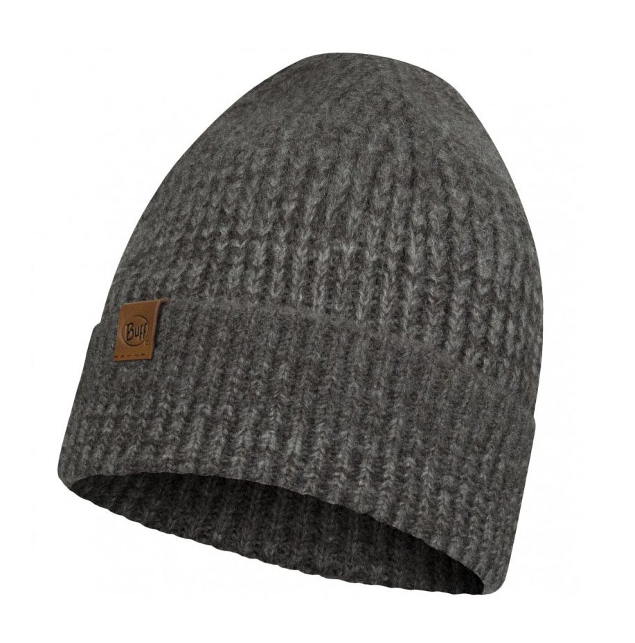 Вязаная шапка Buff Marin Beanie Graphite для активного отдыха и путешествий в интернет-магазине спортивной одежды и обуви, одежда для хайкинга Mountaineering и путешествий