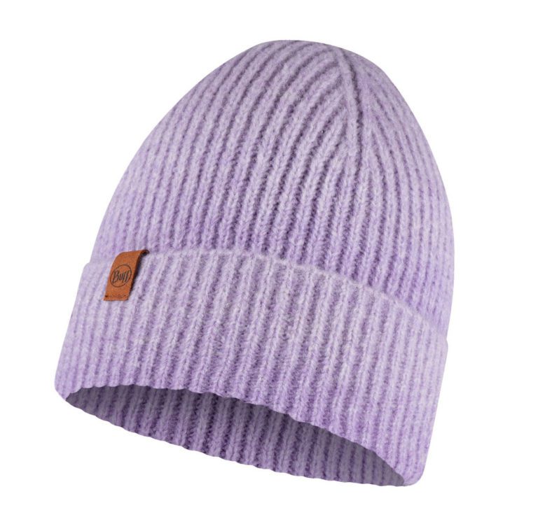 Вязаная шапка Buff Marin Beanie лаванда для активного отдыха, походов и путешествий, одежда и обувь для хайкинга и альпинизма