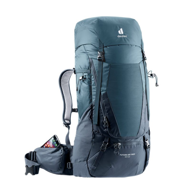 Туристический рюкзак Deuter Futura Air Trek 50+10 для активного отдыха походов и путешествий, обувь и снаряжение для альпинизма, спорт и outdoor одежда для любителей активного образа жизни