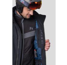 Тонкая активная мужская куртка Hannah Ancon Mns антрацит для походов outdoor активной жизни, путешествий, альпинизма, фитнеса и городской одежды