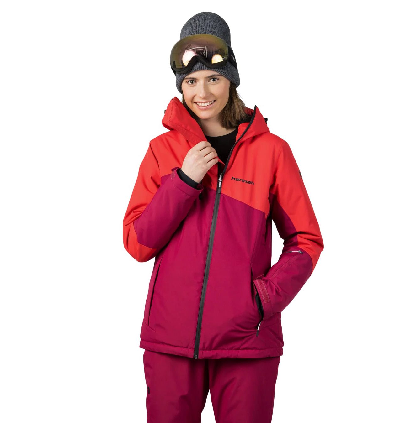 Женская активная куртка Hannah Maky Col Poinsettia Anemone для outdoor путешествий и альпинизма в интернет-магазине товаров для активного образа жизни, одежды и обуви