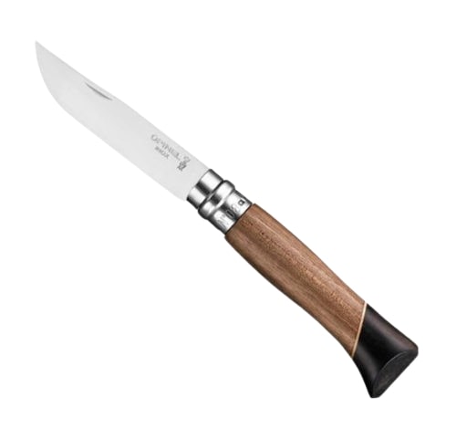 Туристический нож Opinel Atelier Walnut Ebony Nr 8 для активного отдыха, путешествий, альпинизма и походов, обувь и снаряжение для активного образа жизни