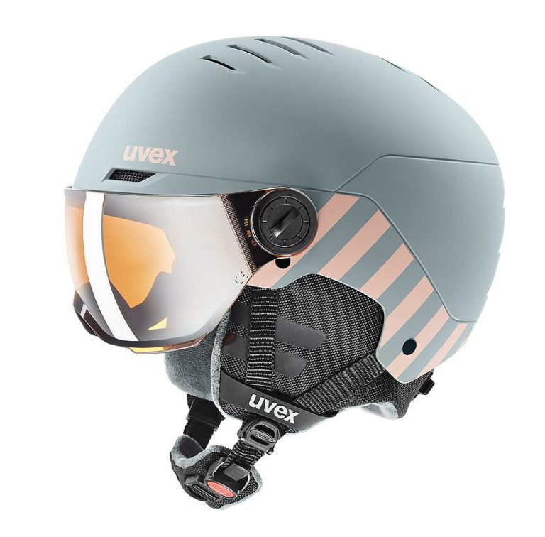 Детский горнолыжный шлем Uvex Rocket JR Rhino-Blush для активного отдыха, лыж, сноуборда, горных походов, путешествий и спортивной обуви и одежды в онлайн-магазине
