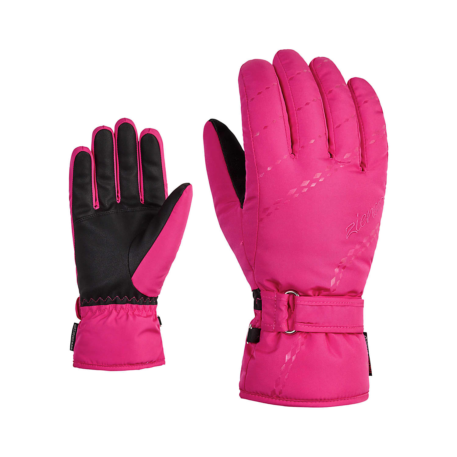 Перчатки Ziener Korva pop pink для активного отдыха, путешествий и горных походов, спортивная одежда и обувь для альпинизма и туризма