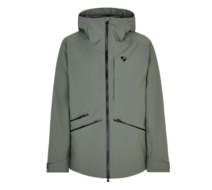Текстильная куртка Ziener Tahan зеленая для активного отдыха, походов и путешествий, одежда и обувь для альпинизма и туризма