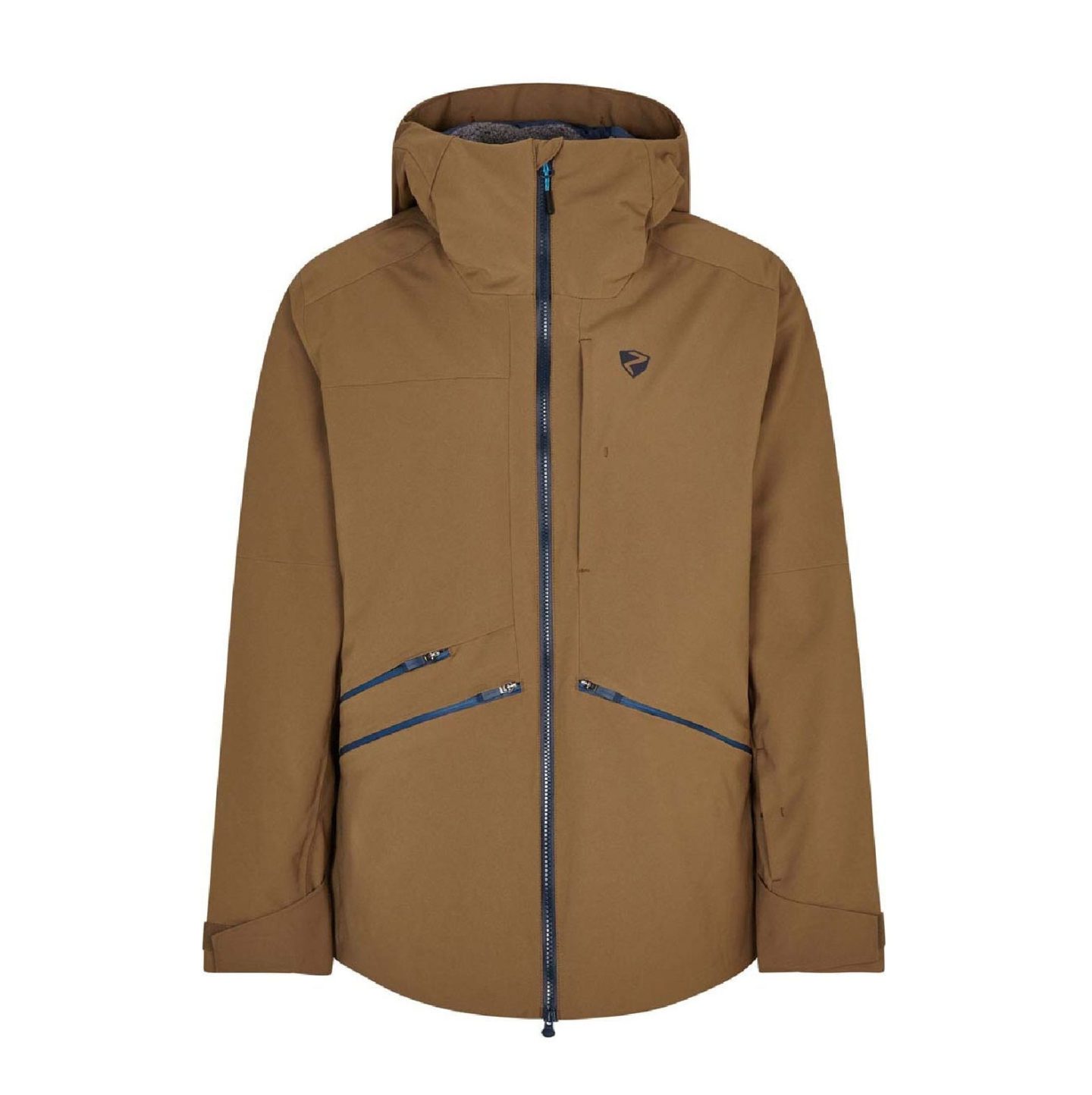 Куртка Ziener Tahan walnut для активного отдыха, походов и путешествий, мужская одежда для хайкинга и альпинизма