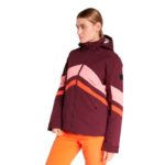 Тёплая спортивная куртка Ziener Telia velvet red для активного отдыха, походов и путешествий, одежда и обувь для альпинизма и туризма
