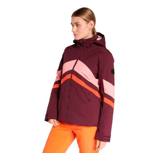 Тёплая спортивная куртка Ziener Telia velvet red для активного отдыха, походов и путешествий, одежда и обувь для альпинизма и туризма