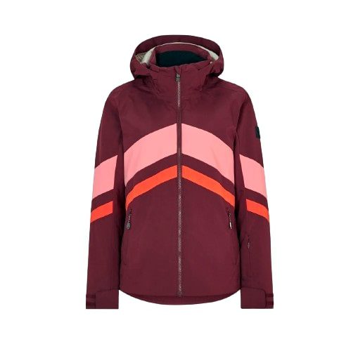 Куртка Ziener Telia velvet red для активного отдыха и походов, спортивная одежда и обувь для путешествий и альпинизма