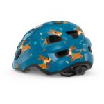 Головной убор велосипедный шлем Met Hooray синий Teckel глянцевый для активного отдыха, одежды и обуви для туризма и альпинизма на сайте онлайн-магазина спортивных товаров