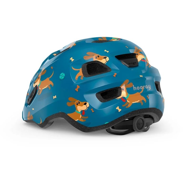 Головной убор велосипедный шлем Met Hooray синий Teckel глянцевый для активного отдыха, одежды и обуви для туризма и альпинизма на сайте онлайн-магазина спортивных товаров