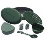 Комплект посуды Primus Meal Set Green для активного отдыха и путешествий, походная посуда для любителей хайкинга и альпинизма, экипировка для туризма и спортивной одежды