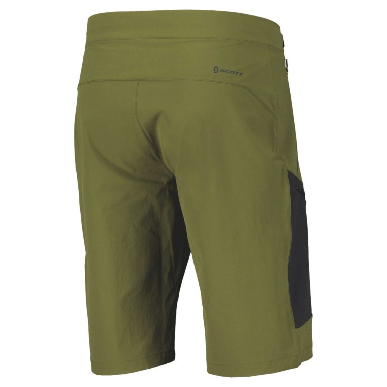 Шорты Scott Explorair Light Mns для активного отдыха и туризма, одежда и обувь для походов, хайкинга и альпинизма в зеленом и черном цвете