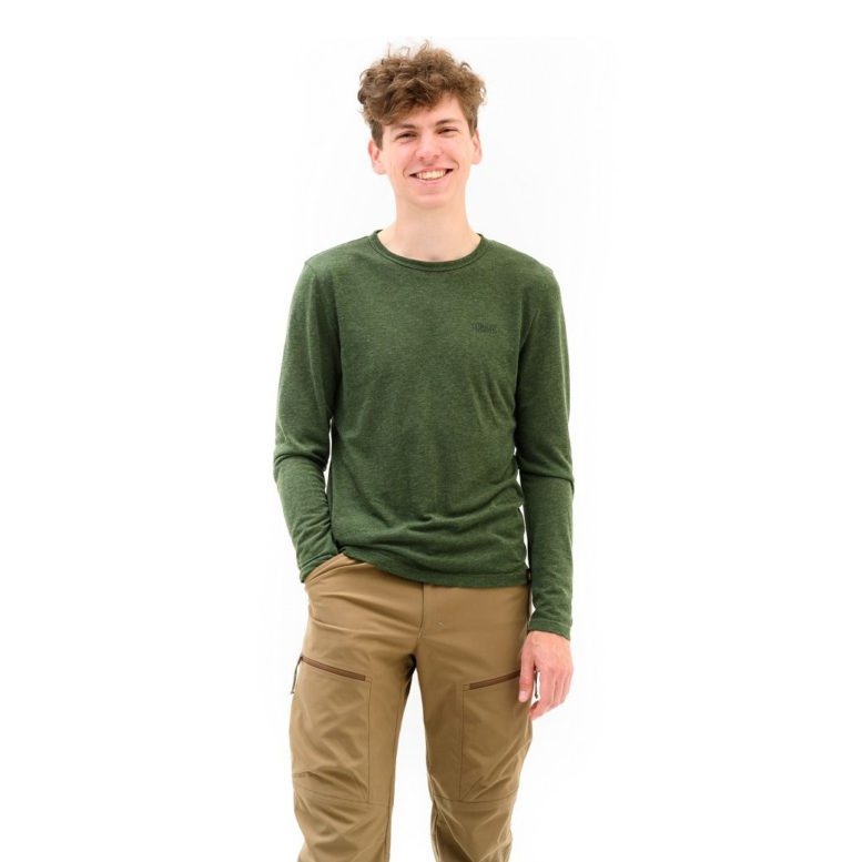 Футболка Turbat Cozy LS Mns kombu green для активного отдыха и путешествий одежда для туризма походов и альпинизма в интернет магазине спортивной одежды и обуви