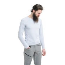 Термофутболка Turbat Hike Lite LS Mns glacier gray для активного отдыха, походов, туризма и путешествий, спортивная одежда и обувь для горных походов и альпинизма