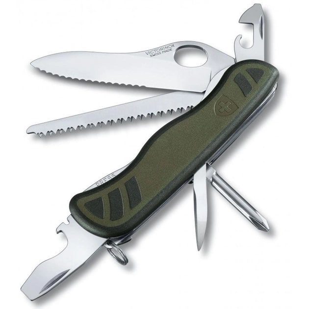 Мультитул Victorinox CH Soldier 0.8461.MWCH зеленый и черный для активного отдыха, походов, альпинизма и путешествий в интернет-магазине экипировки для активной жизни