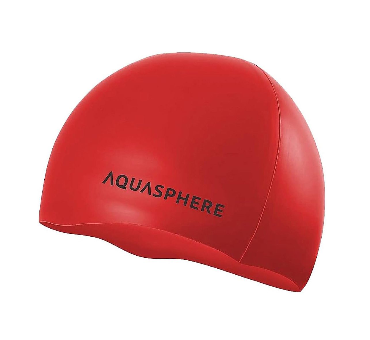 Шапочка для плавания Aqua Sphere Plain Cap Red Black для активного отдыха, плавания, походов и путешествий в онлайн магазине спортивной одежды и обуви