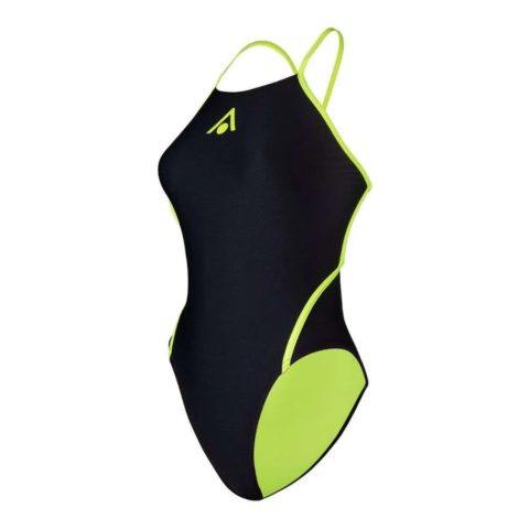 Купальный костюм Aqua Sphere Essential Diamond Back ADJ Черно-желтый для активного отдыха, плавания, трекинга и путешествий в интернет магазине экипировки для активной жизни