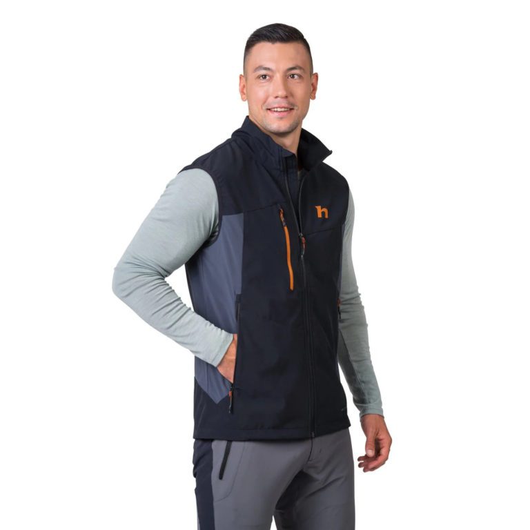 Товары для активного отдыха на онлайн магазине Жилет Hannah Carsten Mns anthracite india ink для походов путешествий и альпинизма, одежда и обувь для активного образа жизни