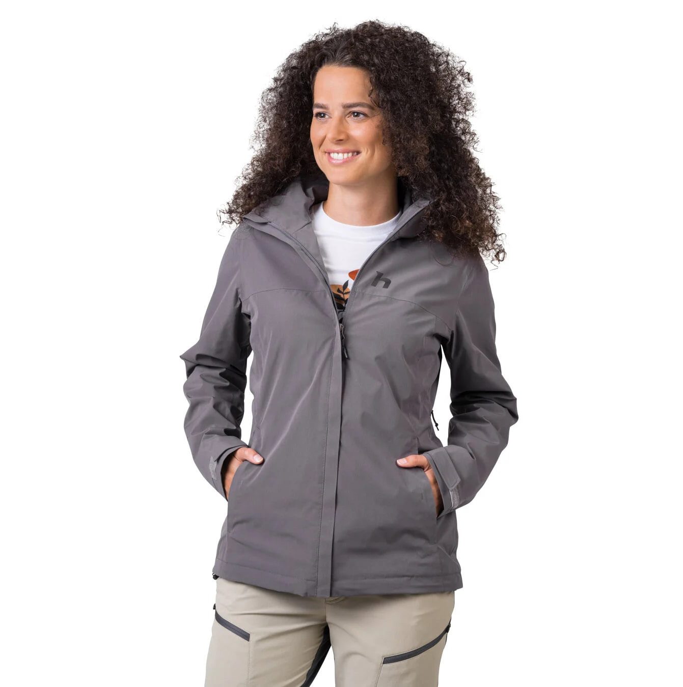 Женская спортивная куртка Hannah Mindy II Wmn в цвете plum kitten для активного образа жизни, походов и путешествий, подходящая для занятий спортом, туризма и альпинизма, на онлайн магазине экипировки и одежды для активного отдыха