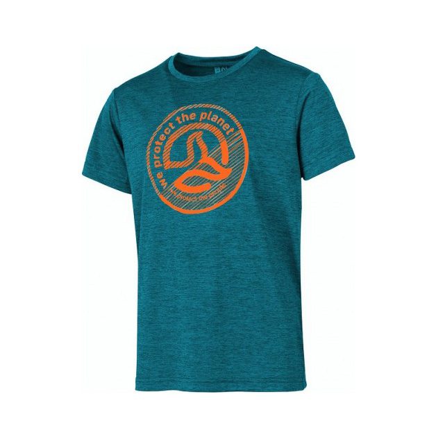 Детская футболка Ternua Logna Kid Mykonos синяя для активного отдыха и путешествий магазин экипировки для походов и outdoor велообувь на онлайн магазине active life