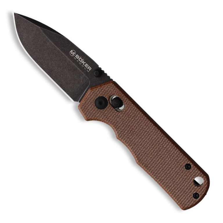 Нож Boker Magnum Rockstub Brown Micarta для активного отдыха туризма и хайкинга, экипировка для путешествий и альпинизма, спортивная обувь и одежда для активной жизни