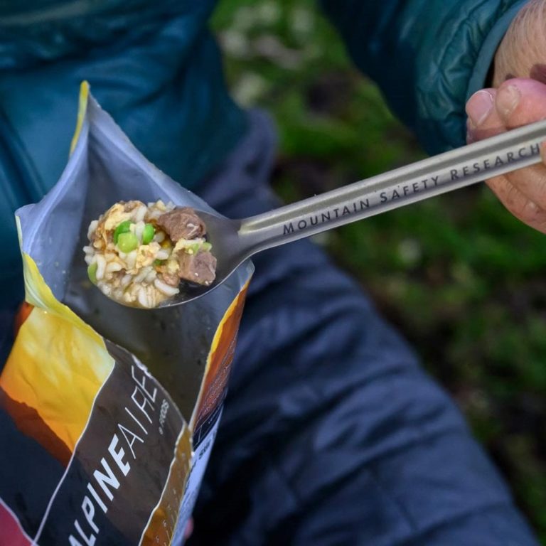 Ложка MSR Titan Long Spoon для активного отдыха, походов и путешествий в стиле outdoor, экипировка для хайкинга, альпинизма и туристических приключений