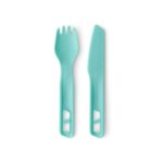 Набор столовых приборов Sea To Summit Passage Cutlery 2 шт в синем цвете для активного отдыха путешествий и туризма с одеждой и обувью для походов и альпинизма