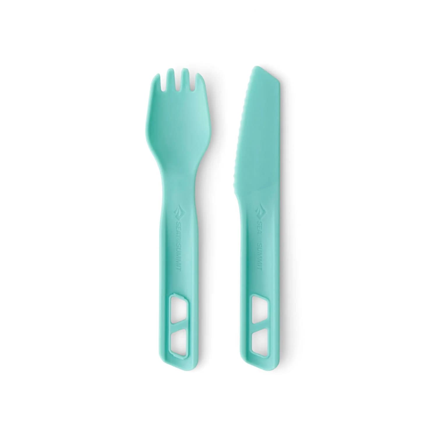 Набор столовых приборов Sea To Summit Passage Cutlery 2 шт в синем цвете для активного отдыха путешествий и туризма с одеждой и обувью для походов и альпинизма