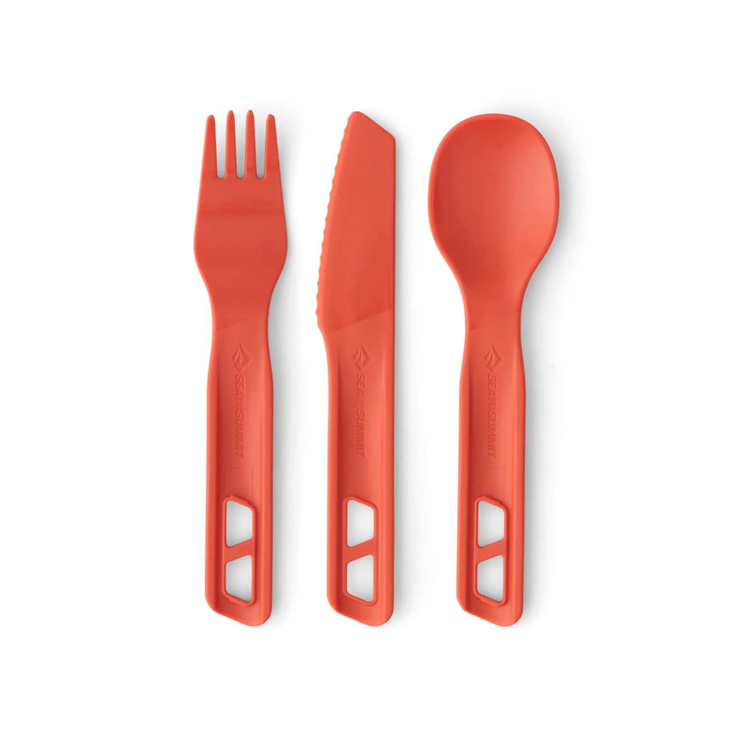 Набор столовых приборов Sea To Summit Passage Cutlery 3 шт для активного отдыха и туризма на природе, аксессуары для походов, одежда и обувь для путешествий, снаряжение для хайкинга и альпинизма