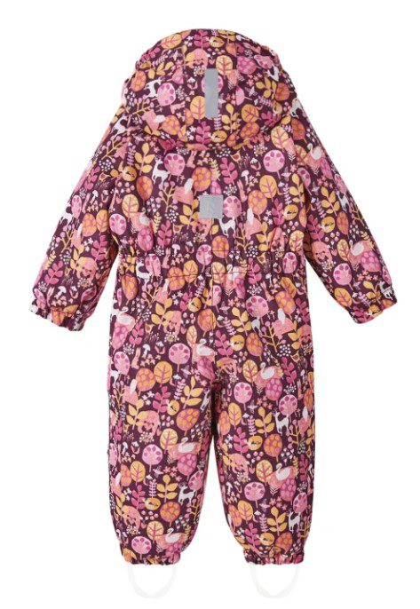 Пуховик Reimatec для активного отдыха в темно-фиолетовом цвете, идеально подходит для путешествий, горных походов и активной жизни.