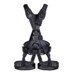 Кроссовки для активного образа жизни, идеальные для походов и путешествий, черные с современным дизайном.