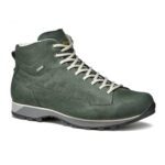 Кроссовки Asolo для активного отдыха, идеальные для путешествий, походов и альпинизма, в стильном bottle green цвете.