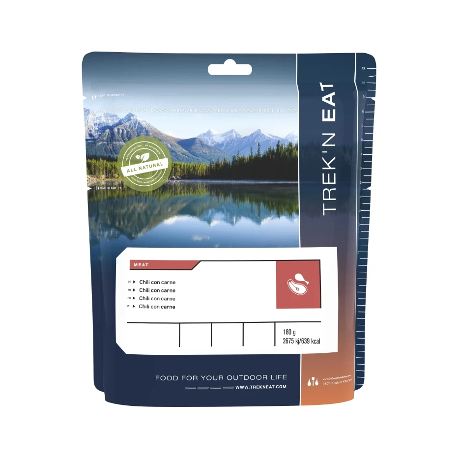 Чили кон карне Trek'n Eat Туристическая еда для активных видов спорта и горных приключений на странице Чили кон карне Trek’n Eat в интернет-магазине с одеждой, обувью и экипировкой для походов и путешествий