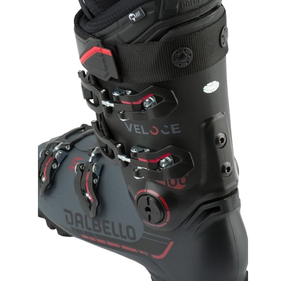 Мужские ботинки для активного отдыха Dalbello Veloce 100 MV черного и антрацитового цвета, идеально подходят для походов, альпинизма и путешествий.