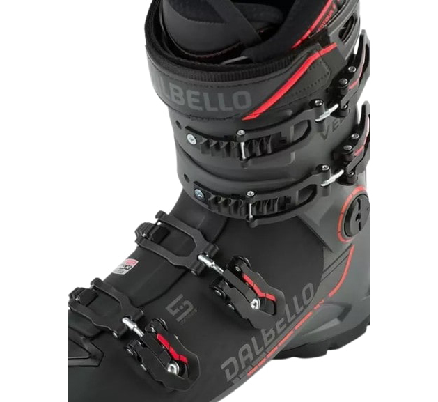 Кроссовки Dalbello Veloce 110 MV для активного отдыха, идеальные для путешествий, походов и альпинизма, в черном и сером цветах.