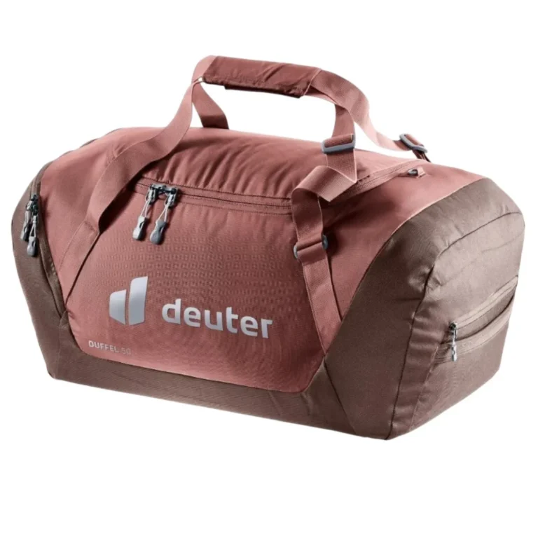 Многофункциональная сумка Deuter Duffel 50 для активного отдыха, путешествий, походов и горных восхождений с удобной органичной конструкцией для спорт и туризма
