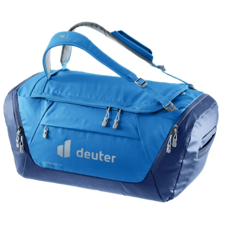Туристическая сумка Deuter Duffel Pro 60 для активного отдыха, путешествий, походов, альпинизма, спортивной одежды и обуви для занятий активной жизнью