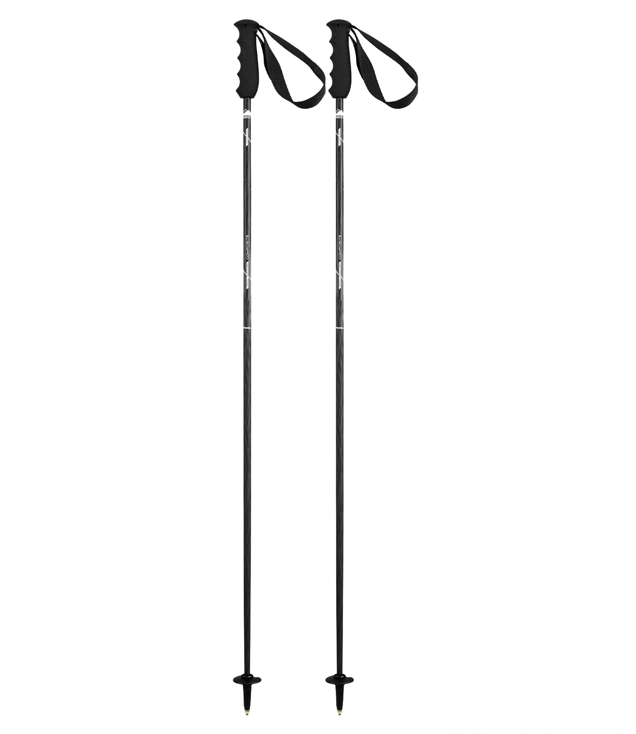 Горнолыжные палки Elan Carbon Rod черные для активного отдыха, лыж, походов и путешествий — экипировка для туризма и горнолыжного спорта