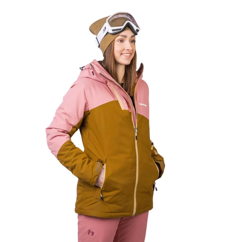 Женская куртка Hannah Maky Col Wmn в золотисто-коричневом цвете для активного отдыха, походов и путешествий, одежда и обувь для активной жизни на онлайн магазине