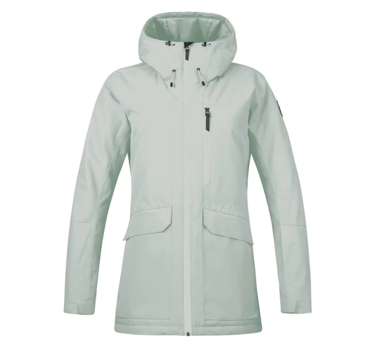 Женская спортивная куртка Hannah Merila FD Wmn desert sage для активного отдыха, походов и путешествий на сайте магазина с одеждой и обувью для походов и альпинизма