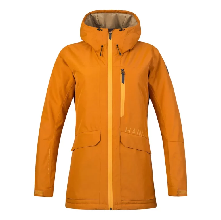Теплая женская куртка Hannah Merila FD Wmn honey ginger для активного отдыха походов и путешествий, одежда и обувь для активного образа жизни и альпинизма