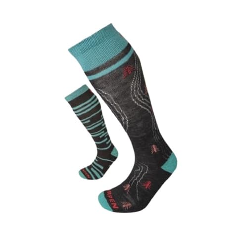 Носки для активного отдыха Lorpen S2MWC, идеально подходящие для походов, альпинизма и путешествий; серо-голубой цвет, комфорт и качество для активной жизни.