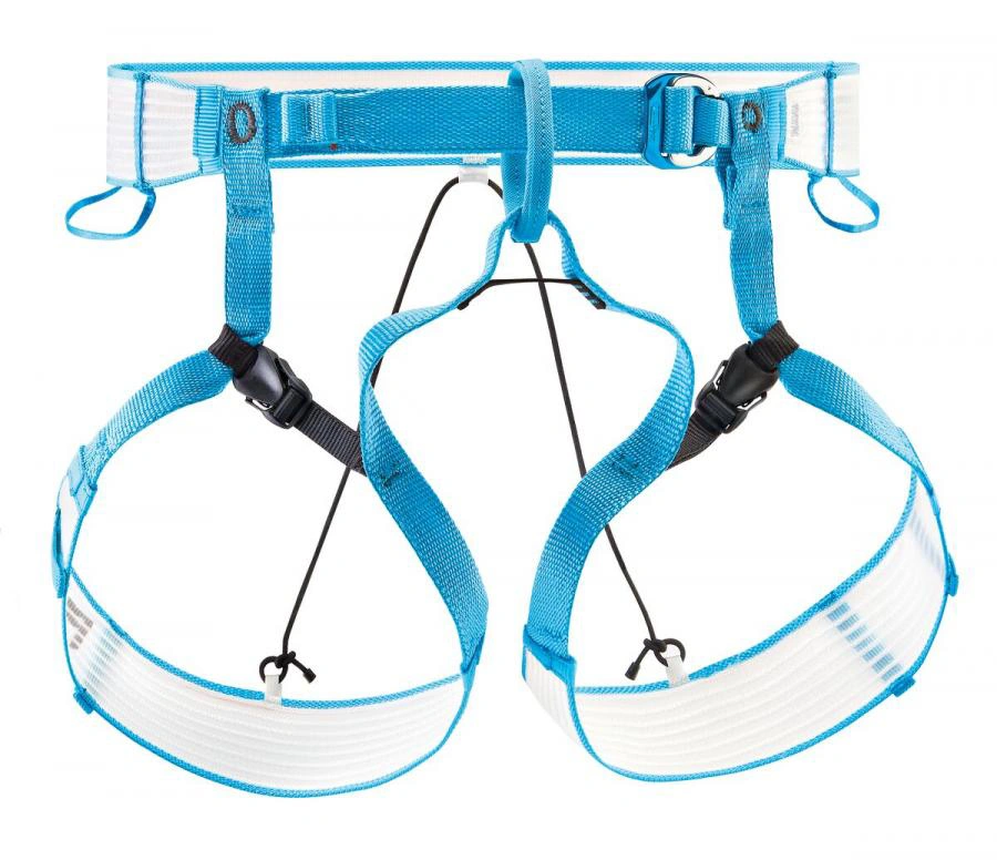 Petzl Altitude white turquoise Техничная страховочная система Petzl Altitude бело-бирюзовая для активного отдыха путешествий альпинизма и скалолазания на сайте онлайн-магазина спортивной одежды и обуви для туризма и походов