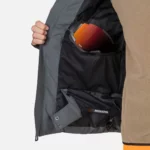 Мужская куртка Rossignol Onyx Grey для активного отдыха, путешествий и восхождений в горах.