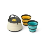 Легкий складной походный набор посуды Sea to Summit Frontier UL для активного отдыха, туристической экипировки, одежды и обуви для походов и путешествий
