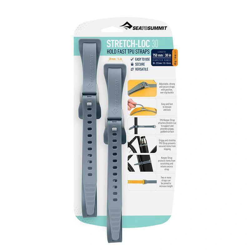 Комплект стяжек STS Stretch-Loc 30 20мм x 750мм для активного отдыха и путешествий, подходит для одежды, обуви и снаряжения в онлайн магазине товаров для активной жизни