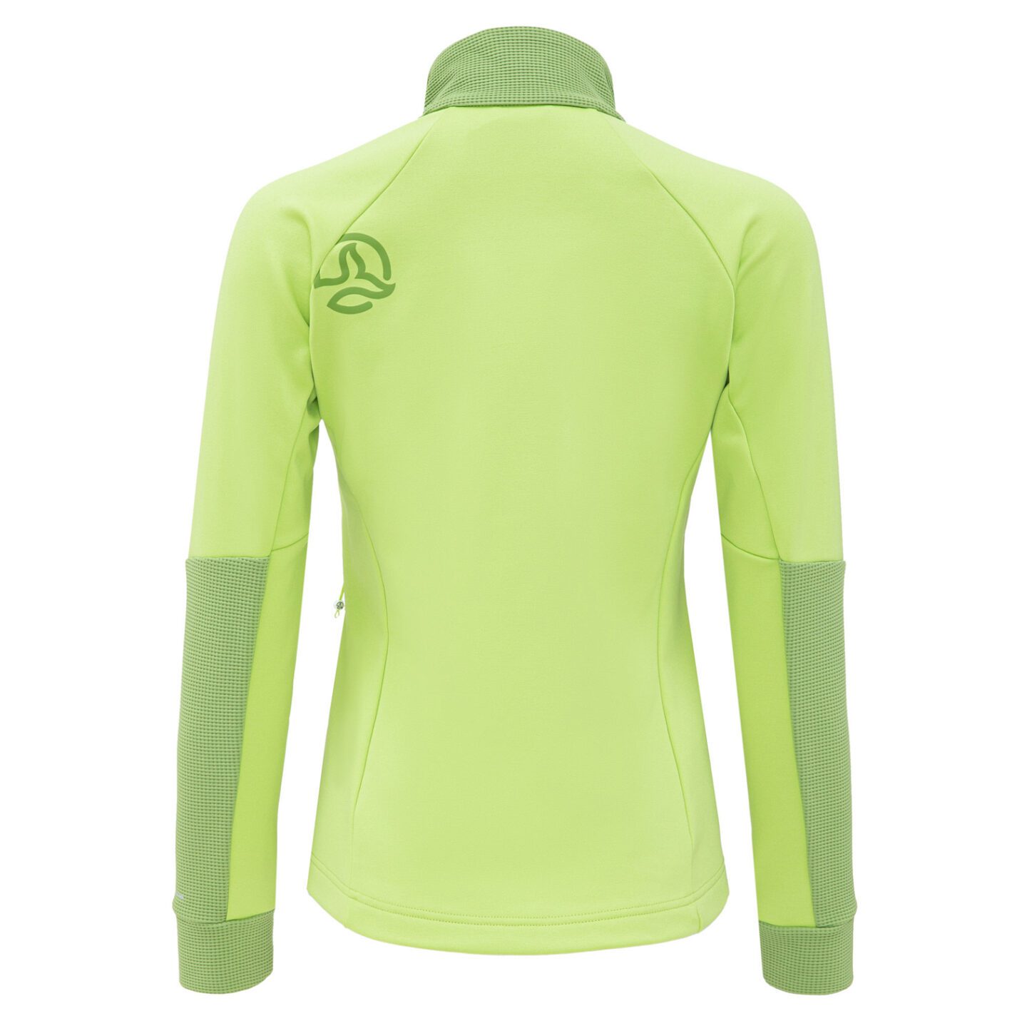 Женская куртка Ternua Kalekkia в ярком цитрусовом цвете, идеальная для активного образа жизни, путешествий и активного отдыха на природе.