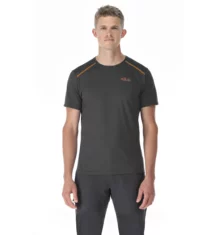 Термофутболка Rab Force Tee Mns graphene для активного отдыха туризма походов и путешествий на сайте интернет-магазина активной одежды обуви для туристов и альпинистов