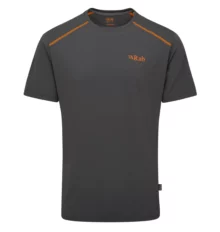 Термофутболка Rab Force Tee Mns graphene для активного отдыха спорта и походов, подходящая для путешествий и горных восхождений в интернет-магазине спортивной одежды и обуви
